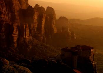 Magical Meteora Sunset