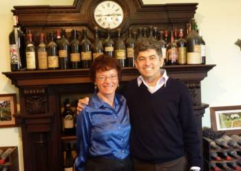 Barolo winery owner (on right), a passionate encyclopedia of all about Barolo wine