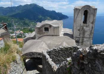 church on walk from Ravello down through hamlets to Minori at the sea