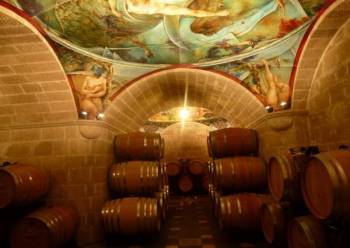 painted Masterberardino wine cellars